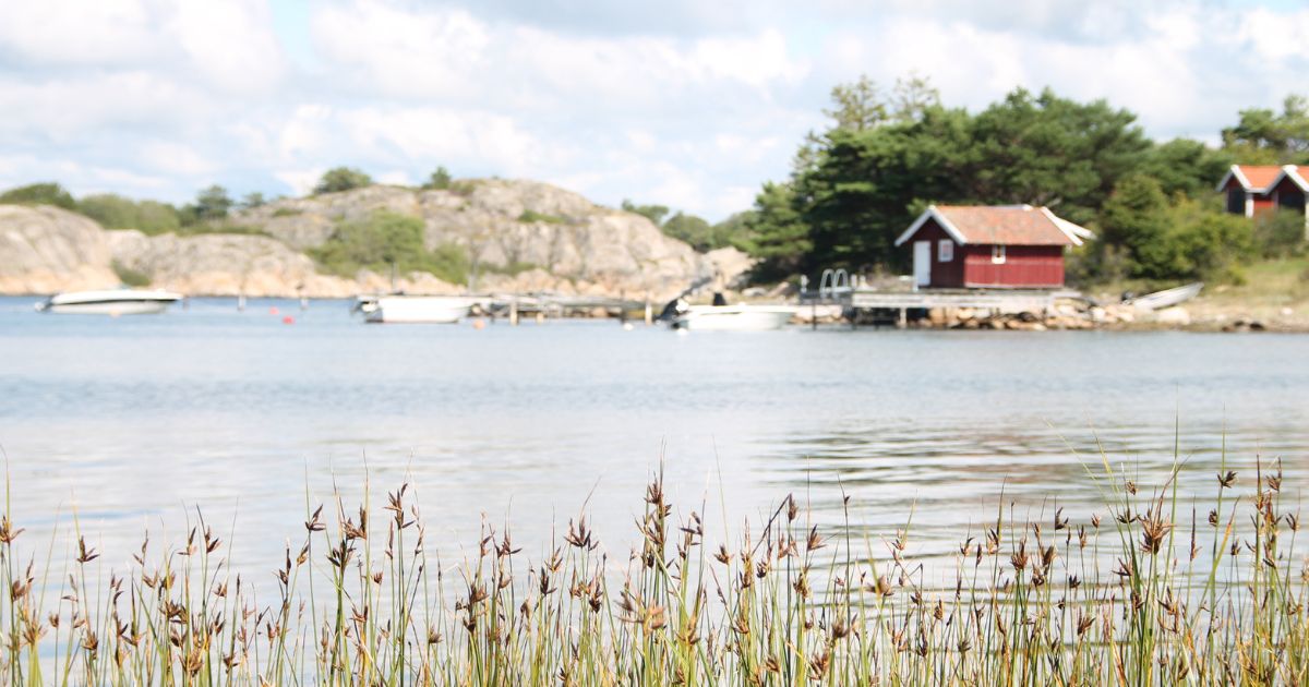 Swedens west coast archipelago with skerries