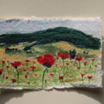 poppies miniature painting