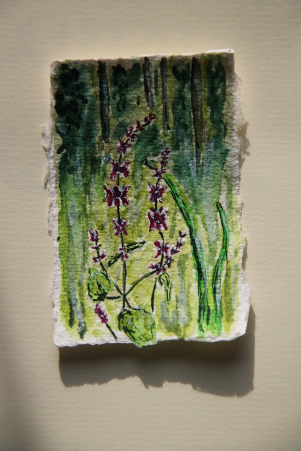 forest flower painting
