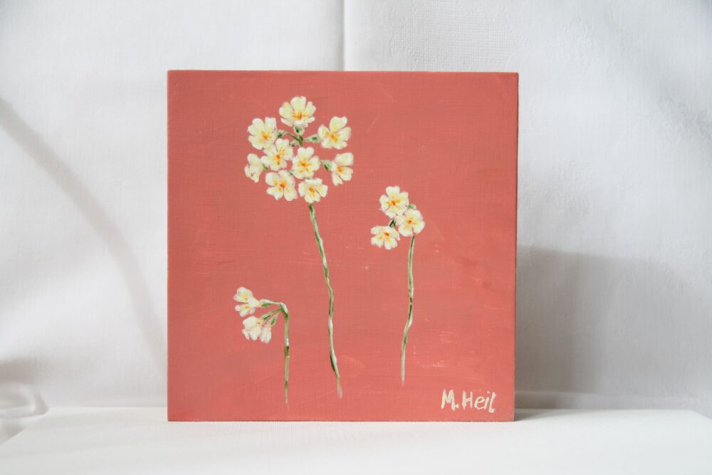primrose painting spring flowers