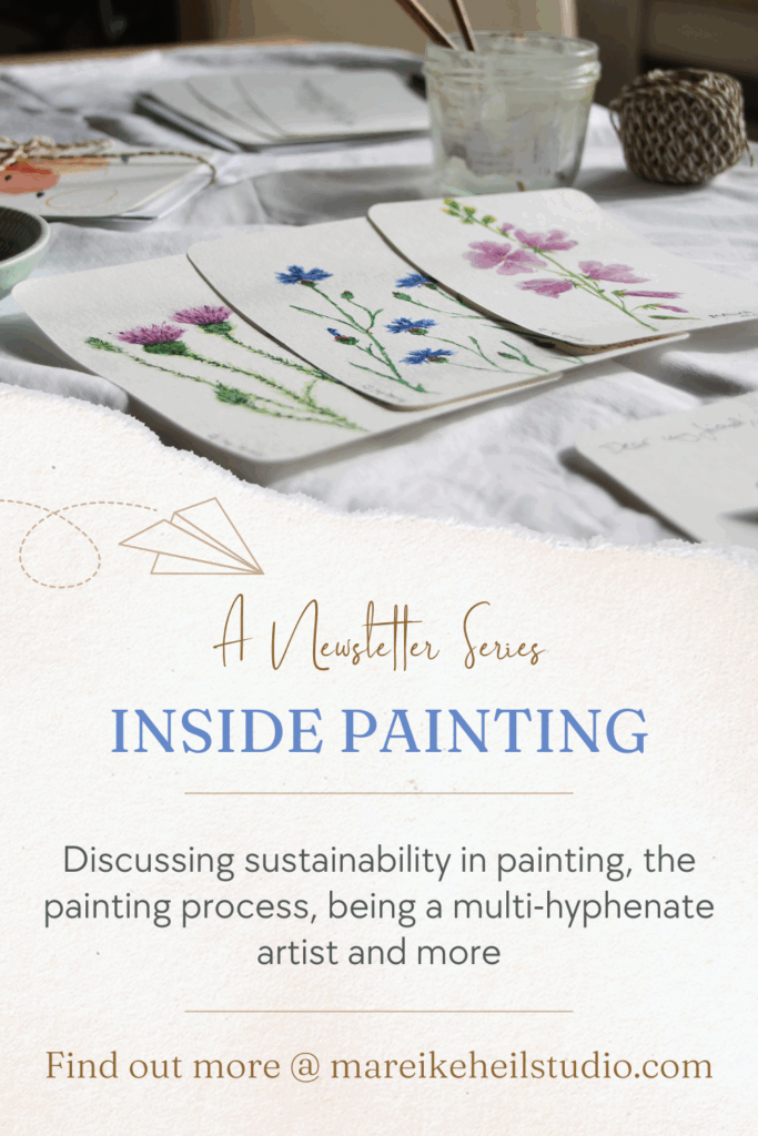 newsletter series about sustainable eco-friendly art