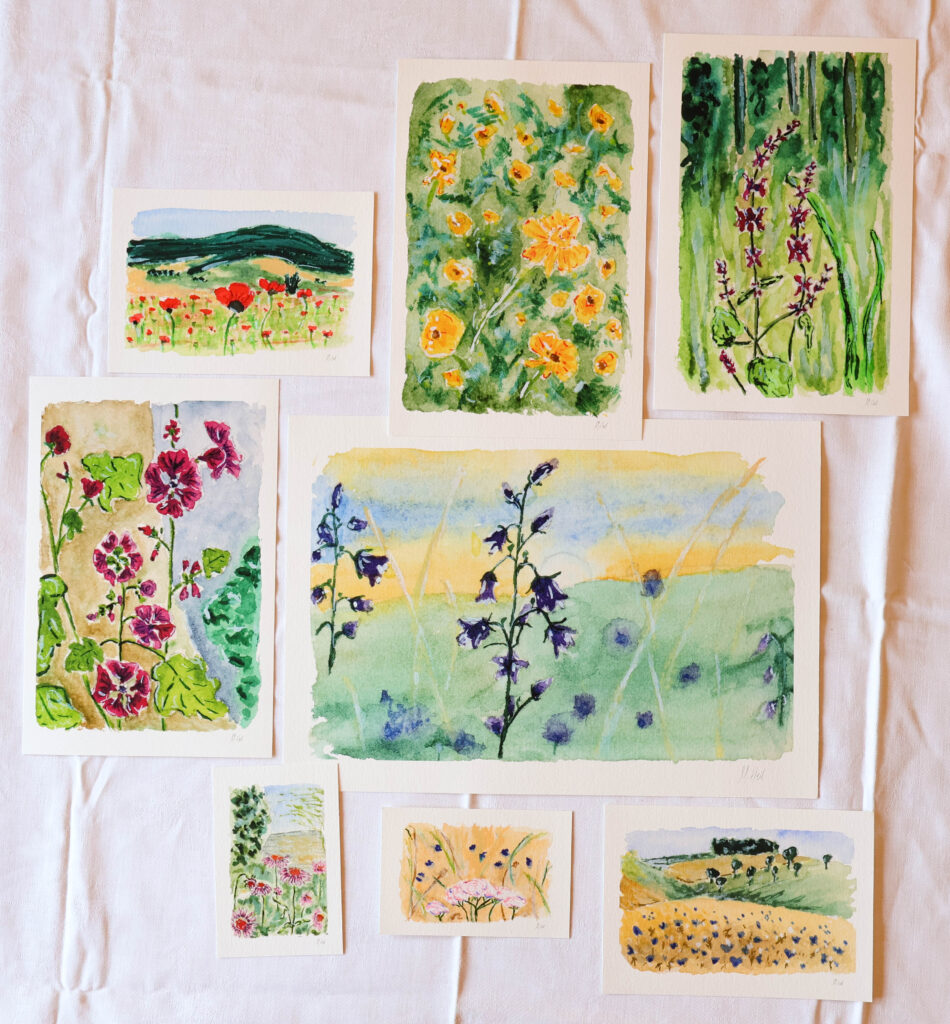 fine art prints on sustainable giclée paper